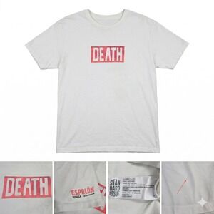 Standard Issue Espolon Tequila Death Shirt Large Made in USA Streetwear White